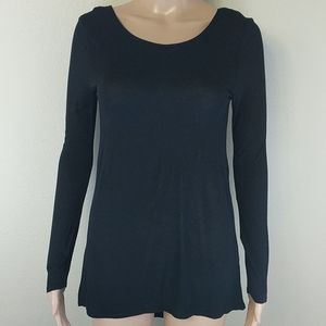 [Zara] Deep Scoop Back Tapered Bias Long Sleeve